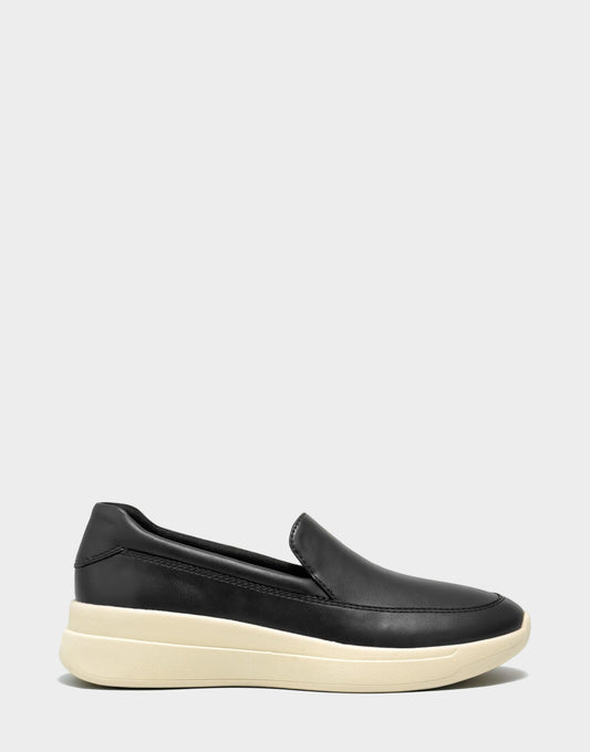 Women's Casual Loafer in Black Faux Soft Leather | Aerosoles Shoes