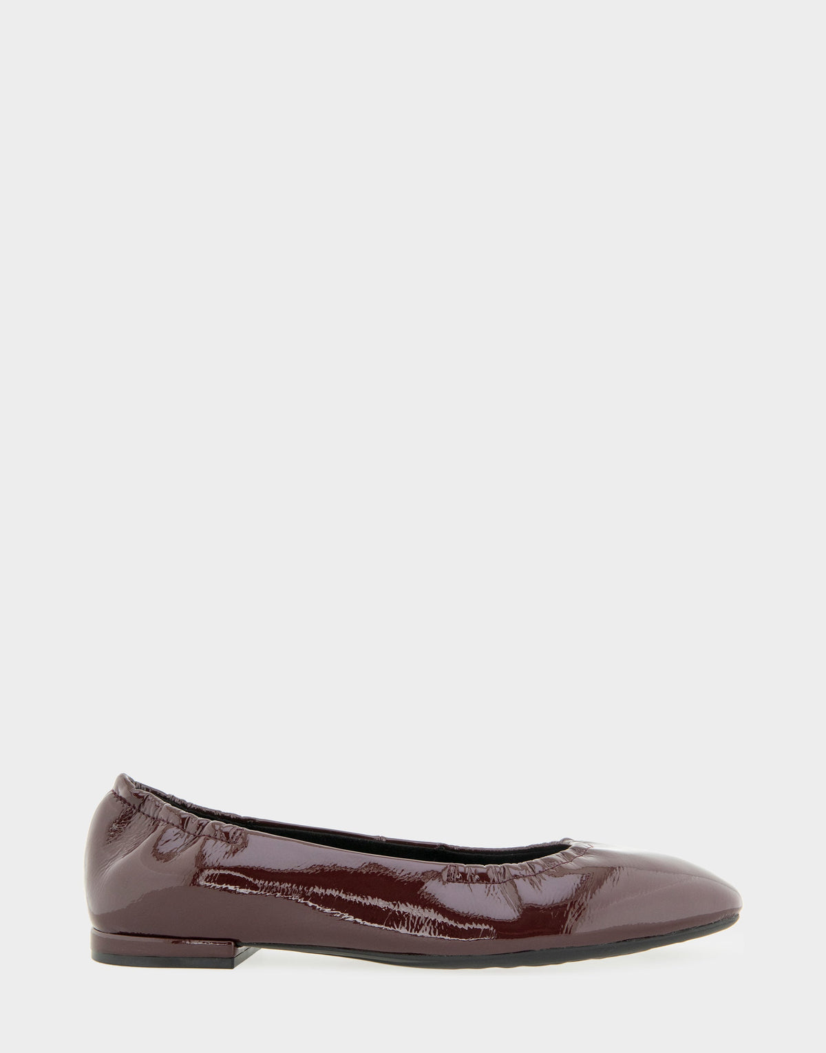 Women's Ballet Flat in Merlot Crinkle Patent | Aerosoles Shoes